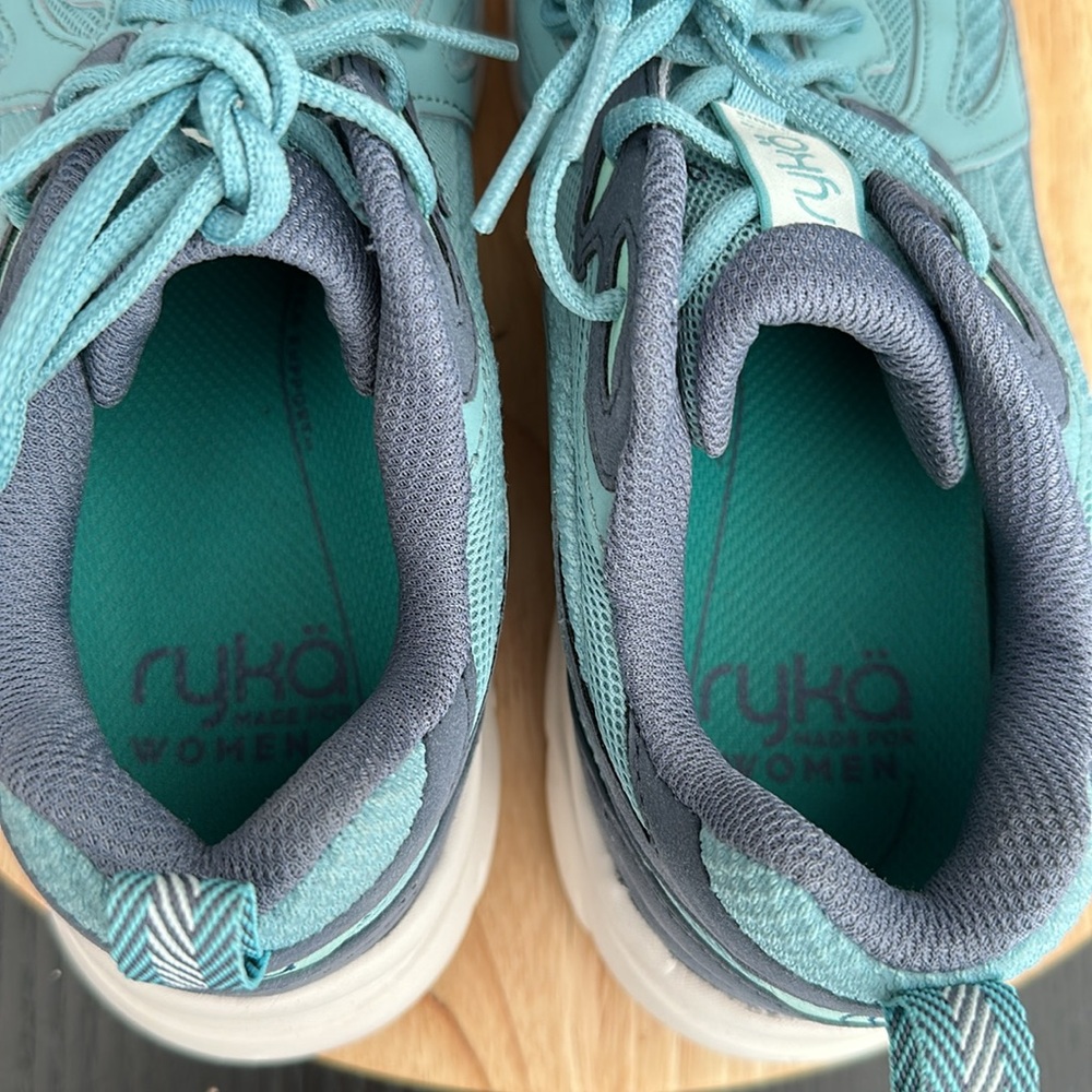 Ryka Water-Repellent Lace-Up Walking Sneaker - Skyrise - Picture 4 of 6